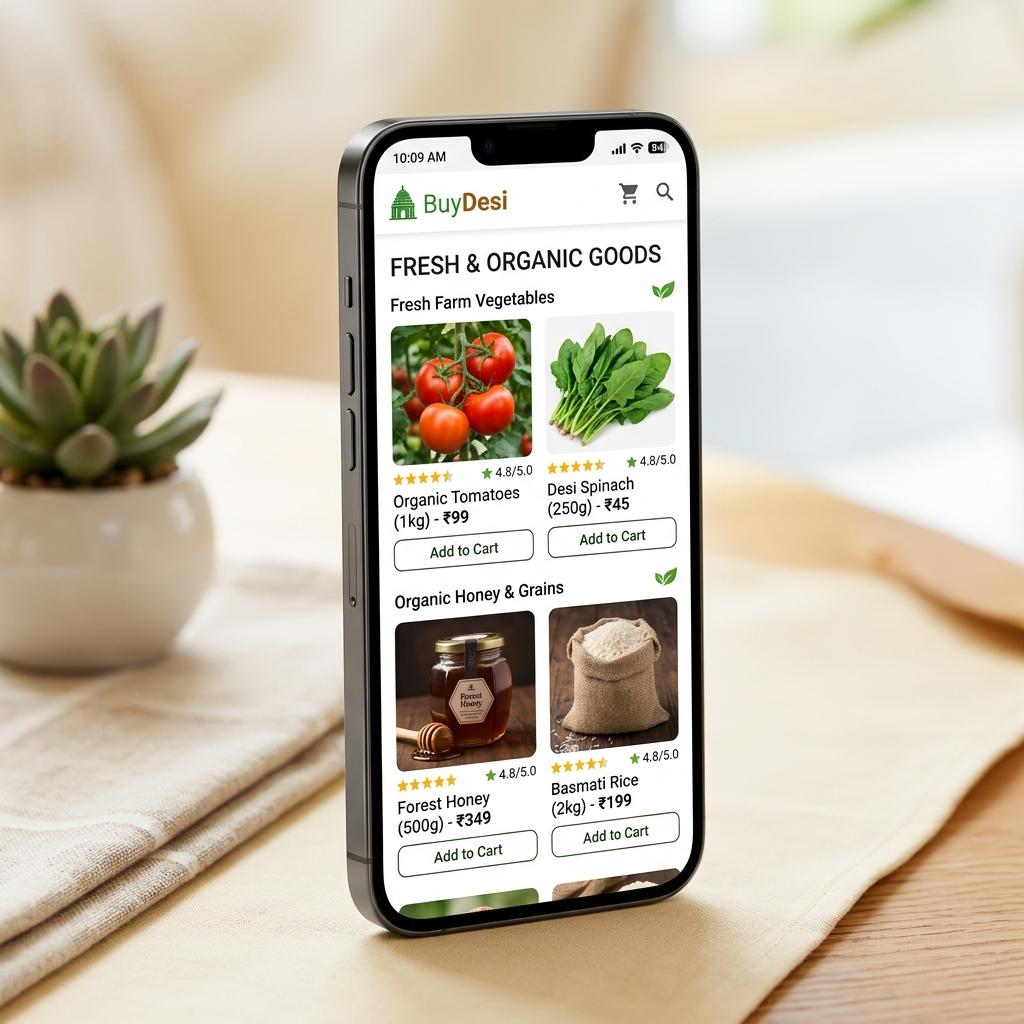 BuyDesi mobile app