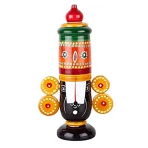 Handicrafts Etikoppaka Lord Balaji Idols & Monuments | Lord Statue (9 inches)