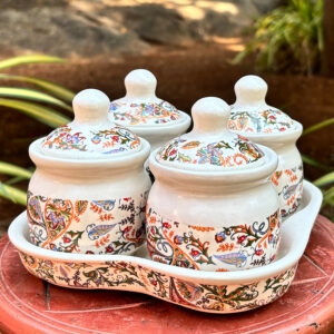 Royal Heritage Ceramic Quad Jar[4] Set