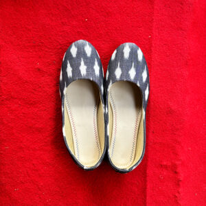 Handcrafted Ikat Fabric Sandals | Traditional Ethnic Slip-On Flats