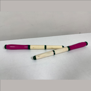 Traditional Wooden Kolatam Sticks – Handcrafted Dance Sticks (12 Inches)