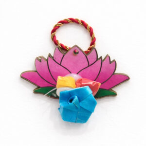 Elegant Lotus Haldi Kumkuma set (100 Pieces) 2inch approx