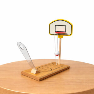 Wooden Tabletop Basketball Game 10inch(h)    (9.5  ,  4inch)