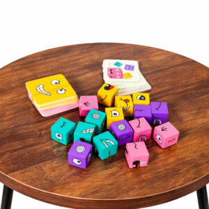 Wooden Face-Changing Magic Cube Puzzle game