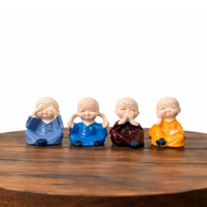Handcrafted Monk Figurines (2inch(h))