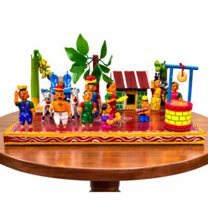 handcrafted Kondapalli Bommalu (18inch*9inch   8inch(h) )
