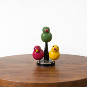Made in Kondapalli – Handcrafted Wooden Bird Family Showpiece