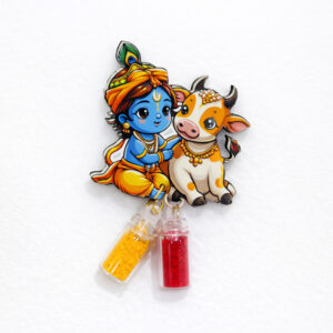 Bala Krishna Haldi Kumkuma Gift Set (100 Pieces) 2inch approx