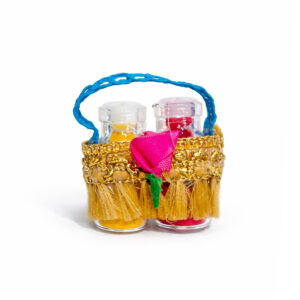 Haldi Kumkum & Pasupu Sets (100 Pieces) 2inch approx