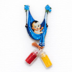 Baby Cradle Haldi Kumkuma Set (100 Pieces) 2inch approx