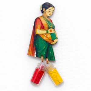 seemantham special Haldi Kumkuma Set (100 Pieces) 2inch approx