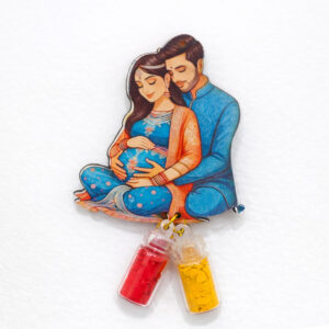 Couple Haldi Kumkuma set (100 Pieces) 2inch approx 2inch approx