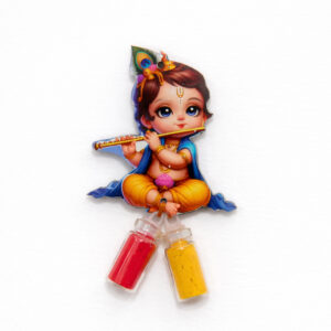 Cute Baby Krishna with Cow Haldi Kumkuma Return Gift (100 Pieces)