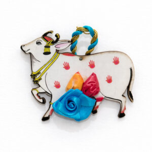 cow theme pasupu & kumkum set (100 Pieces) 2inch approx