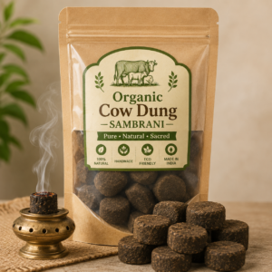 Organic Cow Dung Sambrani – 120 g