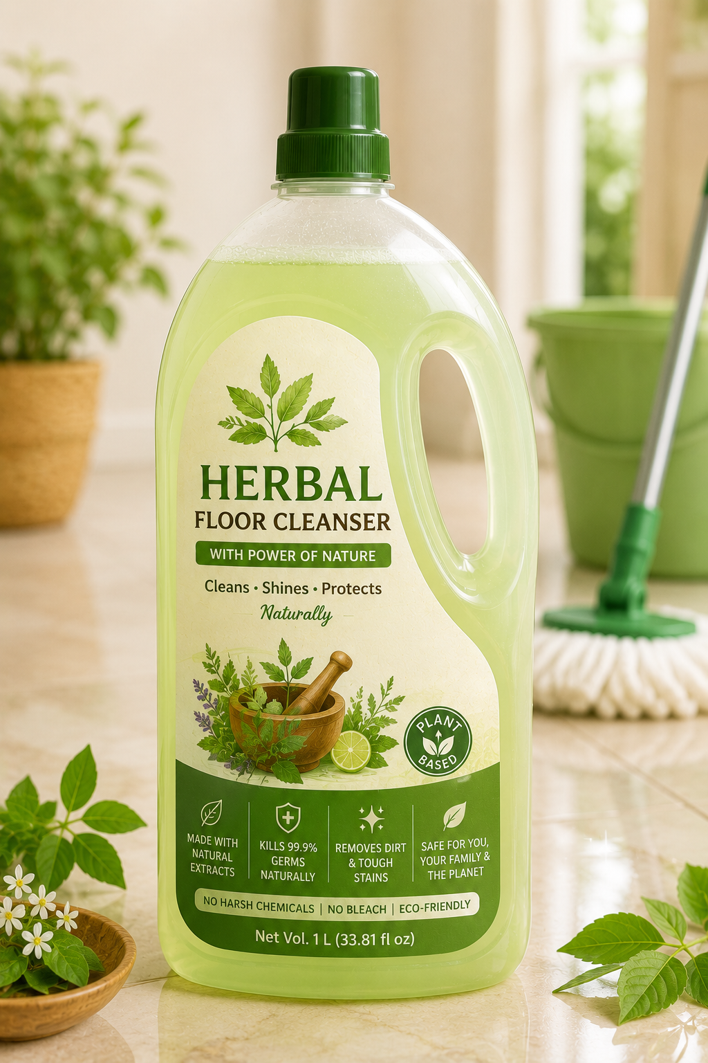 herbal floor clenaser