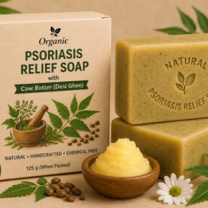 Organic Psoriasis Relief Soap – Natural Herbal Anti-Itch & Skin Repair Soap - 100g